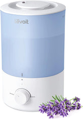 LEVOIT Humidifiers for Bedroom Baby, Sprout Evaporative with Dual Filters for Air & Water, Separate Sensor, Adjustable No Blue Nightlight, Auto Dry, Smart Control & Alexa, Auto Mode, 3.8L Tank for 36H